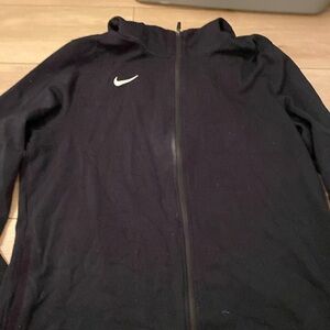 Mens black nike zip up hoodie